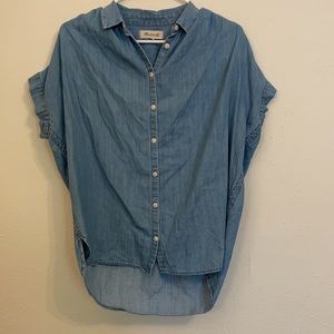 Madewell Chambray Top Size XS